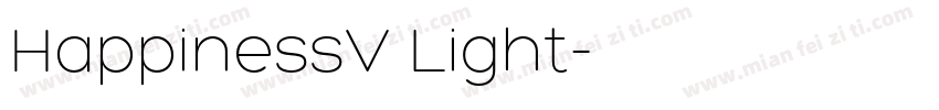 HappinessV Light字体转换